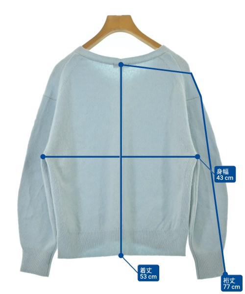 INDIVI（インディヴィ）ニット・セーター 青 サイズ:38(M位) レディース/2200667742086