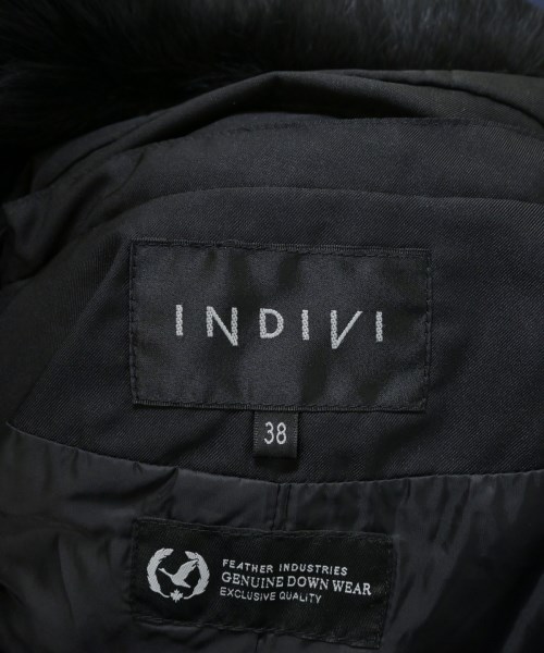 INDIVI（インディヴィ）ダウンコート 黒 サイズ:38(M位) レディース/2200669777017
