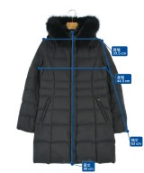 INDIVI（インディヴィ）ダウンコート 黒 サイズ:38(M位) レディース/2200669777017