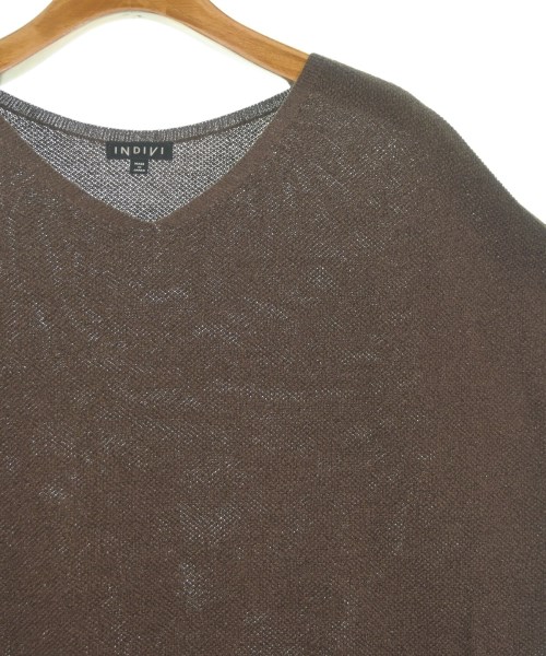 INDIVI（インディヴィ）ニット・セーター 茶 サイズ:13(XL位) レディース/2200670948055