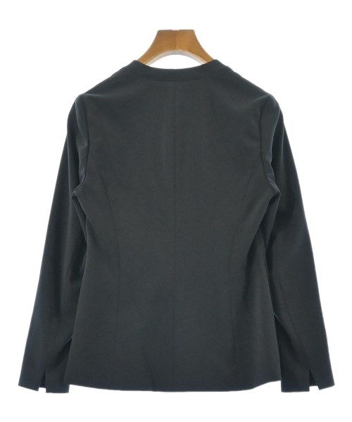 INDIVI（インディヴィ）ノーカラージャケット 黒 サイズ:03(XXS位) レディース/2200675686020