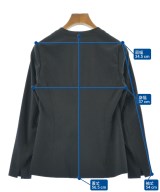 INDIVI（インディヴィ）ノーカラージャケット 黒 サイズ:03(XXS位) レディース/2200675686020