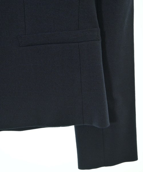 INDIVI（インディヴィ）ノーカラージャケット 紺 サイズ:34(XS位) レディース/2200670861125