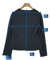 INDIVI（インディヴィ）ノーカラージャケット 紺 サイズ:34(XS位) レディース/2200670861125