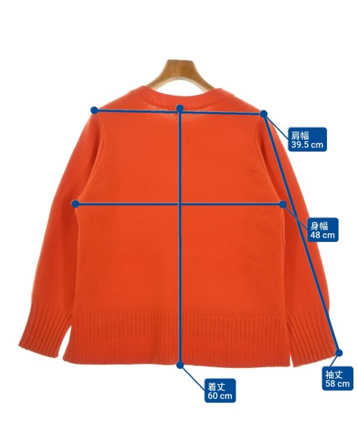 INDIVI（インディヴィ）ニット・セーター オレンジ サイズ:13(XL位) レディース/2200671797096