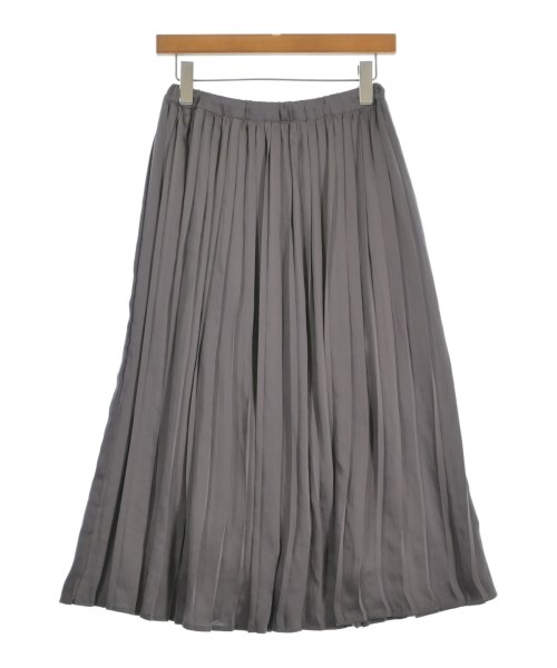 INDIVI(インディヴィ)ロング・マキシ丈スカート グレー サイズ:36(S位)/2200674692060