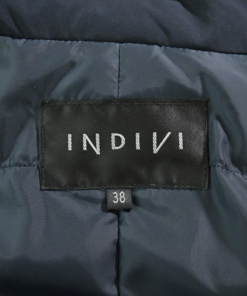 INDIVI（インディヴィ）ダウンコート 紺 サイズ:38(M位) レディース/2200668716024
