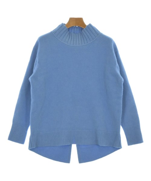 INDIVI(インディヴィ)ニット・セーター 青 サイズ:38(M位)/2200668716079