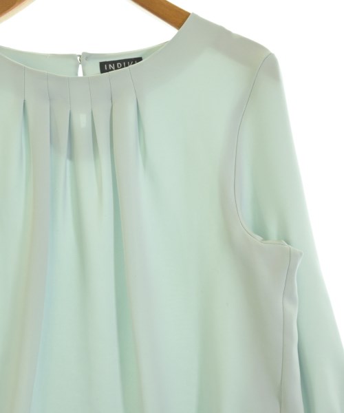INDIVI（インディヴィ）ブラウス 青 サイズ:40(L位) レディース/2200668716093