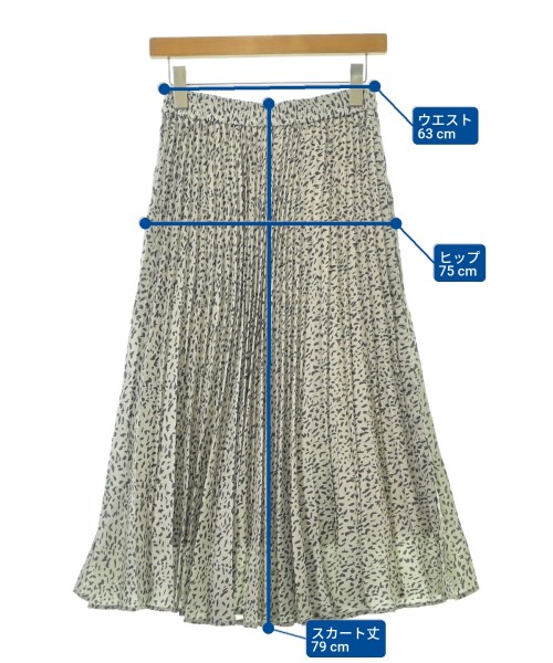 INDIVI（インディヴィ）ロング・マキシ丈スカート グレー サイズ:36(S位) レディース/2200674266018