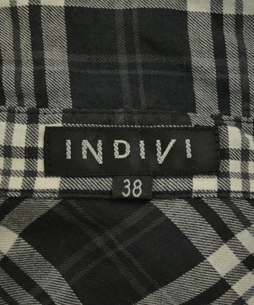 INDIVI（インディヴィ）カジュアルシャツ 黒 サイズ:38(M位) レディース/2200674953109