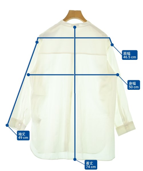 INDIVI（インディヴィ）カジュアルシャツ 白 サイズ:38(M位) レディース/2200674953147