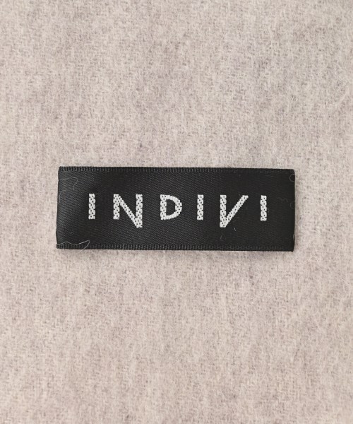 INDIVI（インディヴィ）マフラー ベージュ サイズ:- レディース/2200675453035