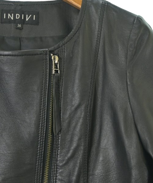 INDIVI（インディヴィ）ライダース 黒 サイズ:36(S位) レディース/2200675649025