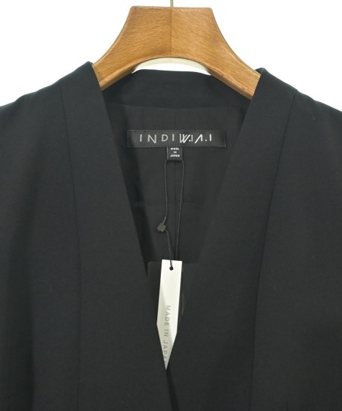 INDIVI（インディヴィ）ノーカラージャケット 黒 サイズ:38(M位) レディース/2200676450057
