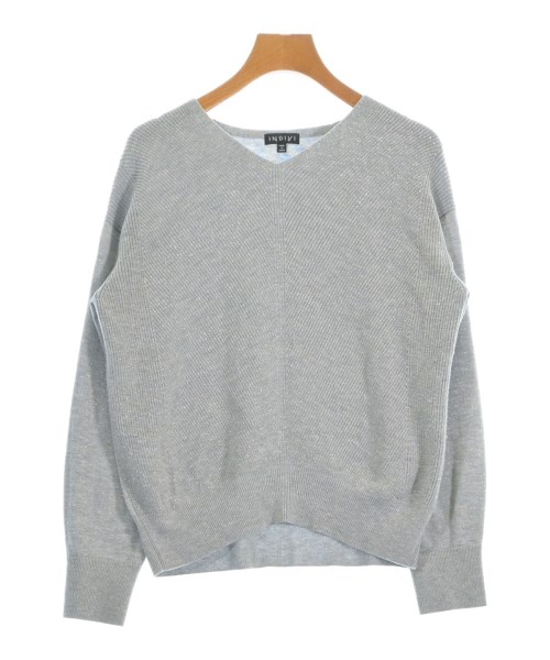 INDIVI(インディヴィ)ニット・セーター グレー サイズ:38(M位)/2200674129030
