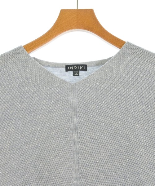 INDIVI（インディヴィ）ニット・セーター グレー サイズ:38(M位) レディース/2200674129030