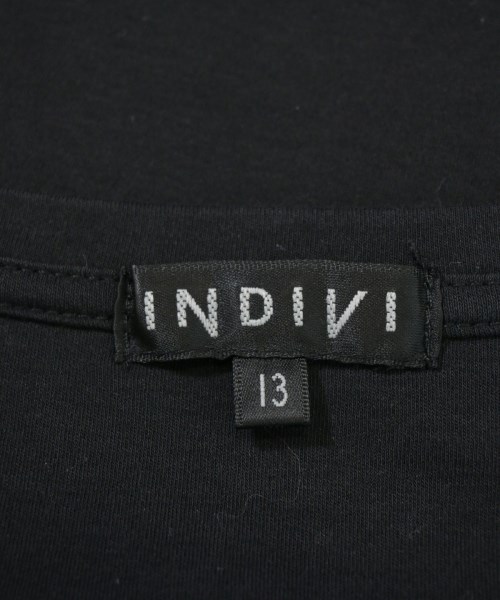INDIVI（インディヴィ）Tシャツ・カットソー 黒 サイズ:13(XL位) レディース/2200675328050