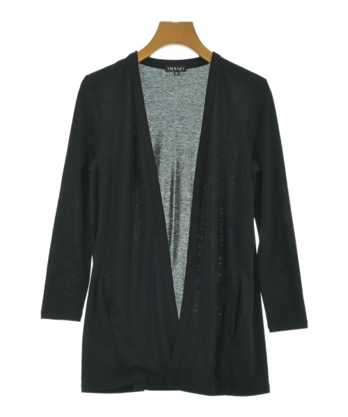 INDIVI(インディヴィ)カーディガン 黒 サイズ:05(XS位)/2200675651035
