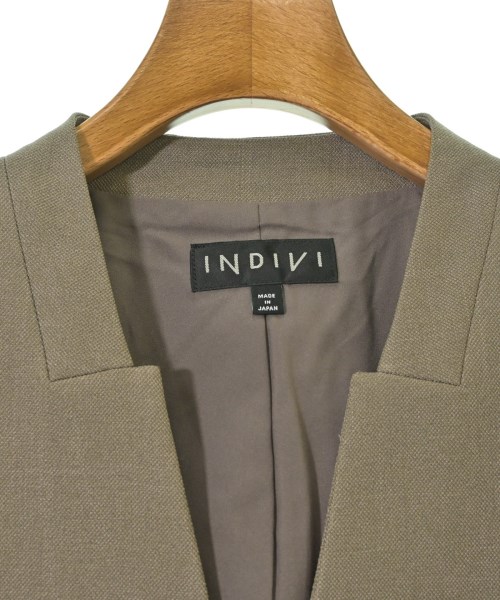 INDIVI（インディヴィ）カジュアルジャケット 茶 サイズ:38(M位) レディース/2200679037385