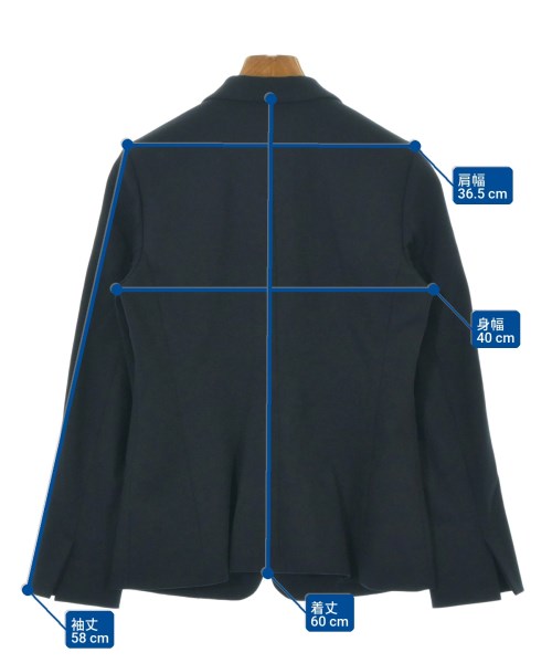 INDIVI（インディヴィ）テーラードジャケット 紺 サイズ:38(M位) レディース/2200680417022