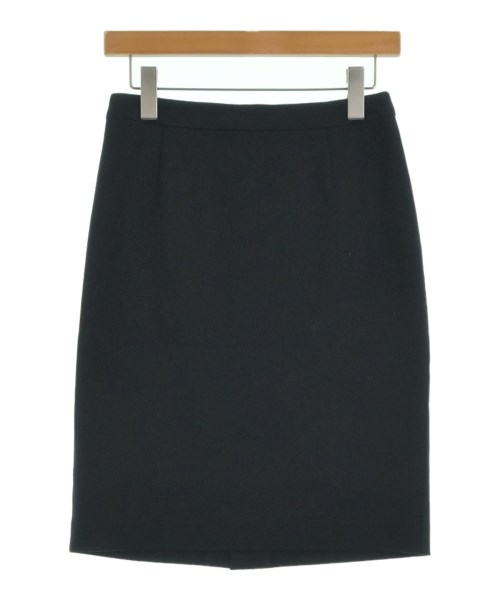 INDIVI(インディヴィ)ひざ丈スカート 紺 サイズ:38(M位)/2200680417039