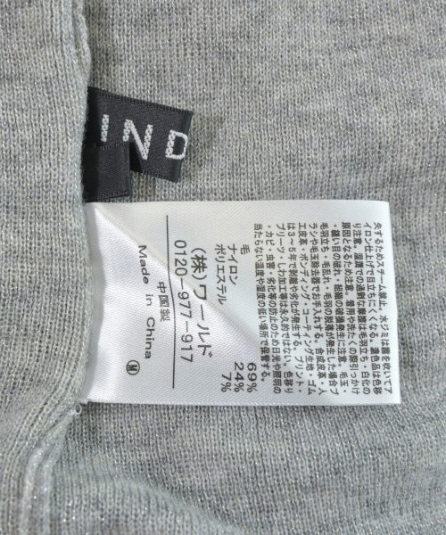 INDIVI（インディヴィ）ニット・セーター グレー サイズ:38(M位) レディース/2200675669016