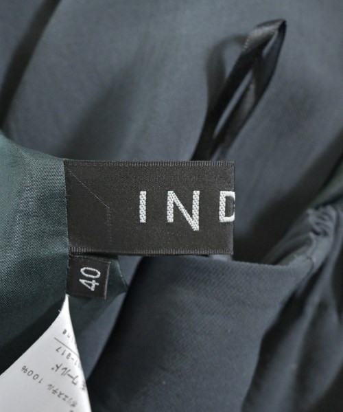 INDIVI（インディヴィ）ロング・マキシ丈スカート 緑 サイズ:40(L位) レディース/2200676214024