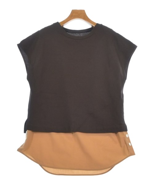 INDIVI(インディヴィ)Tシャツ・カットソー 茶 サイズ:38(M位)/2200676377095