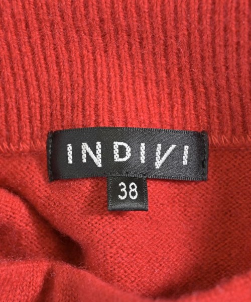 INDIVI（インディヴィ）ニット・セーター 赤 サイズ:38(M位) レディース/2200677306032