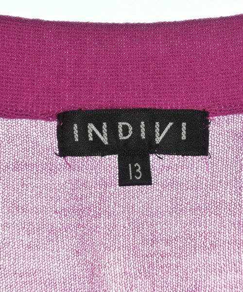 INDIVI（インディヴィ）カーディガン 紫 サイズ:13(XL位) レディース/2200673390165