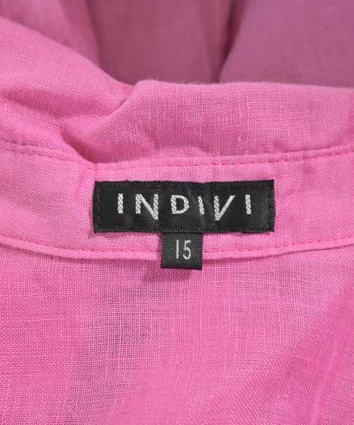INDIVI（インディヴィ）カジュアルシャツ ピンク サイズ:15(XXL位) レディース/2200673390189