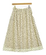 INDIVI（インディヴィ）ロング・マキシ丈スカート 白 サイズ:38(M位) レディース/2200677801124