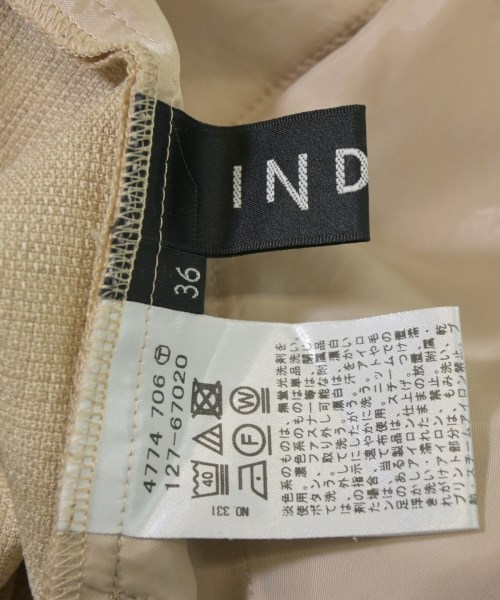 INDIVI（インディヴィ）スラックス ベージュ サイズ:36(S位) レディース/2200681711013