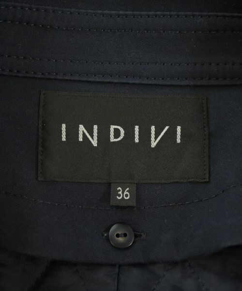 INDIVI（インディヴィ）トレンチコート 紺 サイズ:36(S位) レディース/2200689567018