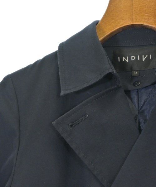 INDIVI（インディヴィ）トレンチコート 紺 サイズ:36(S位) レディース/2200689567018