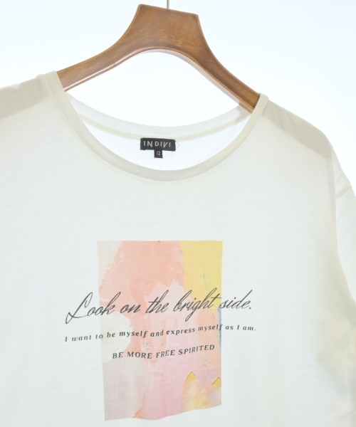 INDIVI（インディヴィ）Tシャツ・カットソー 白 サイズ:12(XL位) レディース/2200690827057