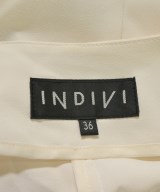 INDIVI（インディヴィ）ノーカラージャケット 白 サイズ:36(S位) レディース/2200691289076