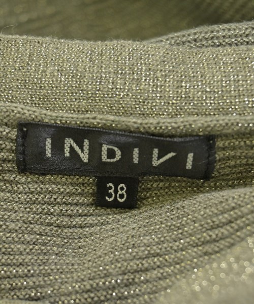 INDIVI（インディヴィ）ニット・セーター カーキ サイズ:38(M位) レディース/2200687626021