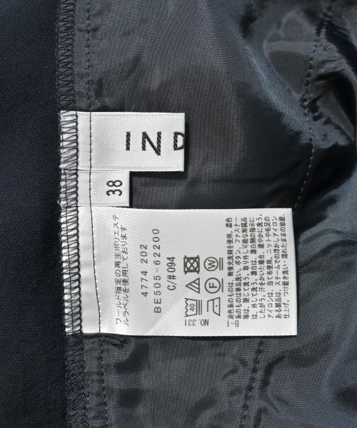 INDIVI（インディヴィ）スラックス 紺 サイズ:38(M位) レディース/2200693397106