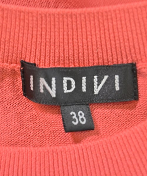 INDIVI（インディヴィ）ニット・セーター 赤 サイズ:38(M位) レディース/2200693201045