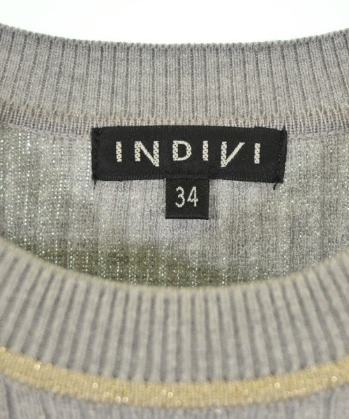 INDIVI（インディヴィ）ニット・セーター グレー サイズ:34(XS位) レディース/2200694136018