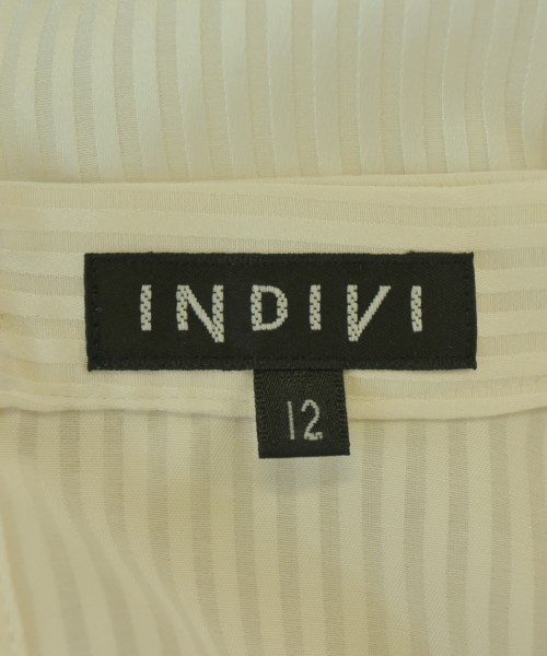 INDIVI（インディヴィ）カジュアルシャツ 白 サイズ:12(XL位) レディース/2200695252168
