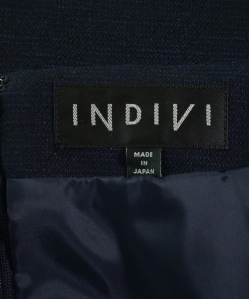 INDIVI（インディヴィ）ひざ丈スカート 紺 サイズ:-(L位) レディース/2200695252380