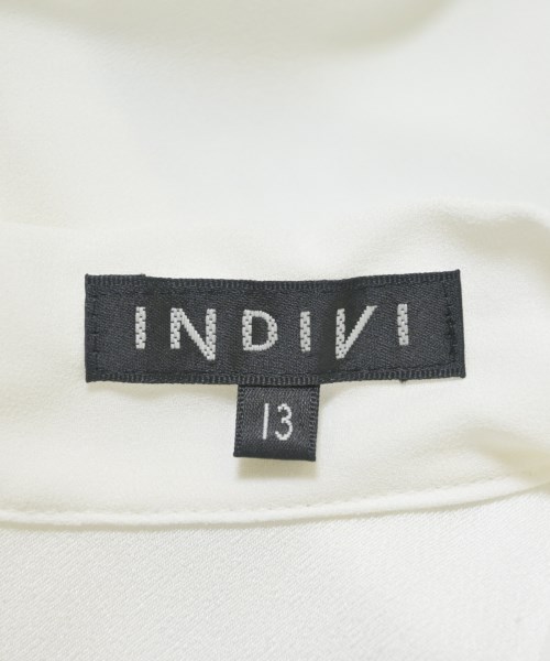 INDIVI（インディヴィ）カジュアルシャツ 白 サイズ:13(XL位) レディース/2200695252434