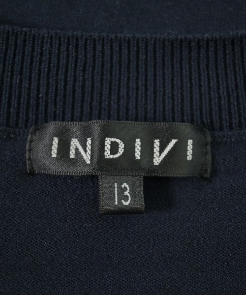 INDIVI（インディヴィ）カーディガン 紺 サイズ:13(XL位) レディース/2200695252502