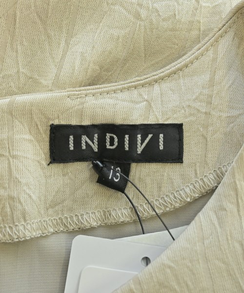 INDIVI（インディヴィ）ワンピース ベージュ サイズ:13(XL位) レディース/2200695252656