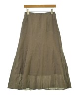 INDIVI（インディヴィ）ロング・マキシ丈スカート 茶 サイズ:38(M位) レディース/2200695683139