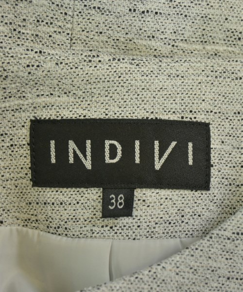 INDIVI（インディヴィ）ノーカラージャケット グレー サイズ:38(M位) レディース/2200700602032