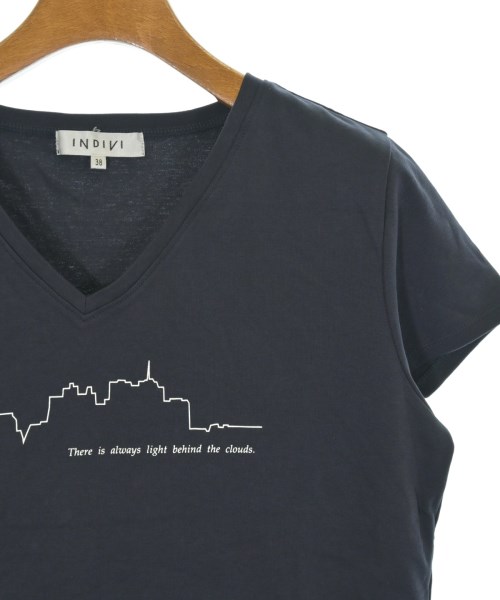 INDIVI（インディヴィ）Tシャツ・カットソー グレー サイズ:38(M位) レディース/2200697132635